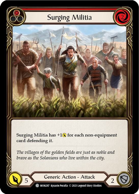 Surging Militia (Red) card image