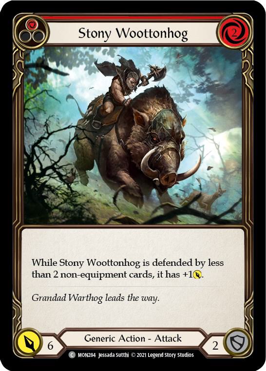 Stony Woottonhog (Red) card image