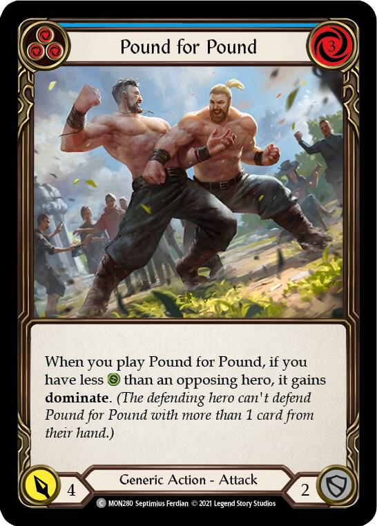 Pound for Pound (Blue) card image