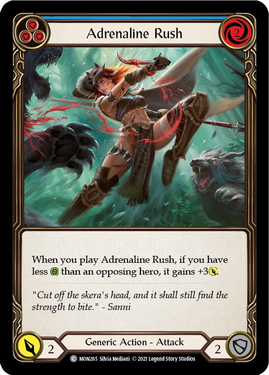 Adrenaline Rush (Blue) card image
