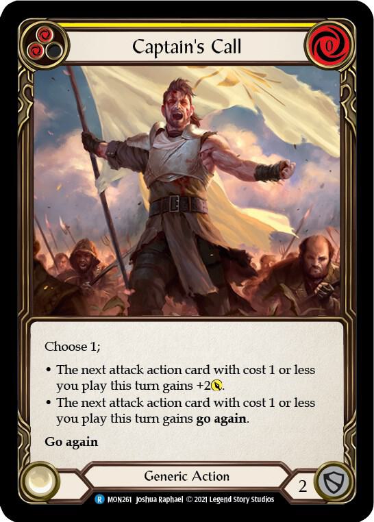 Captain's Call (Yellow) card image
