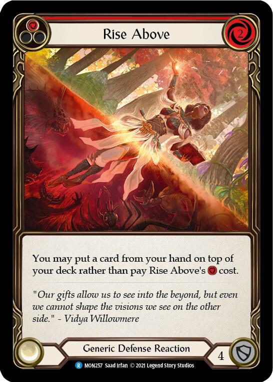 Rise Above (Red) card image