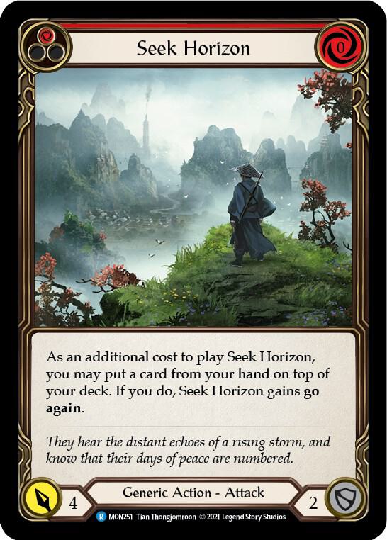 Seek Horizon (Red) card image