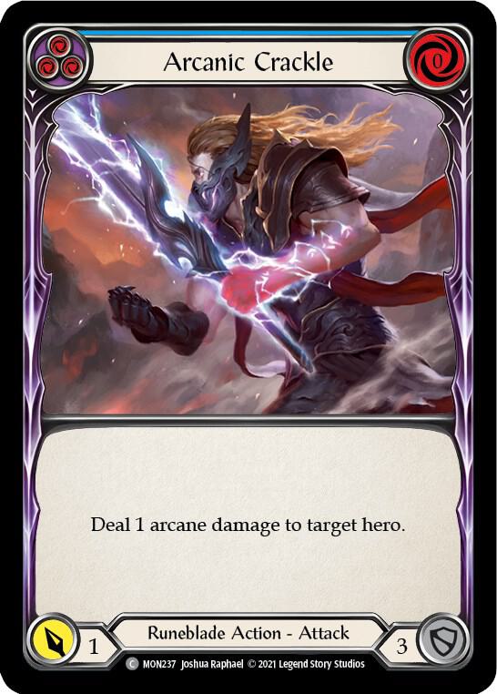 Arcanic Crackle (Blue) card image