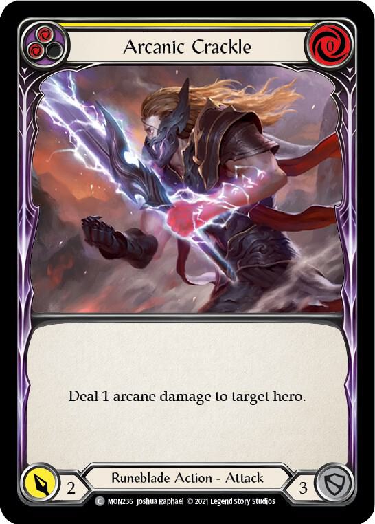 Arcanic Crackle (Yellow) card image