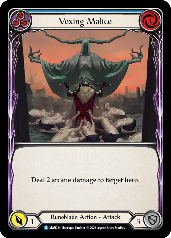 Vexing Malice (Blue) card image