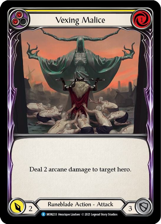 Vexing Malice (Yellow) card image
