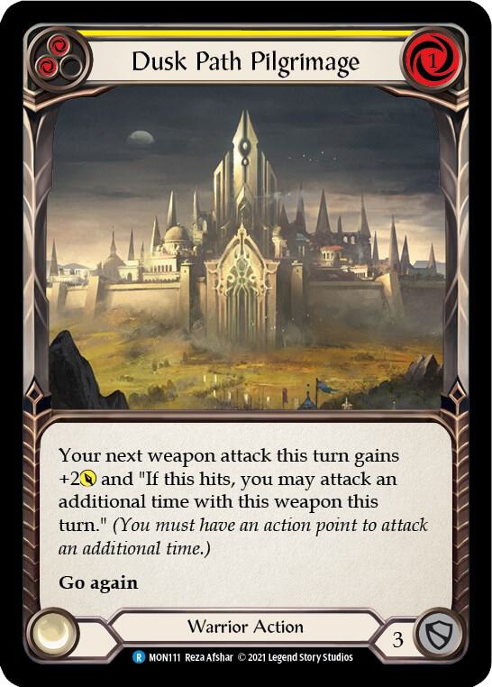 Dusk Path Pilgrimage (Yellow) card image