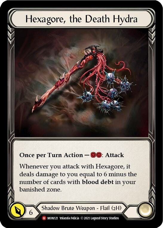 Hexagore, the Death Hydra card image