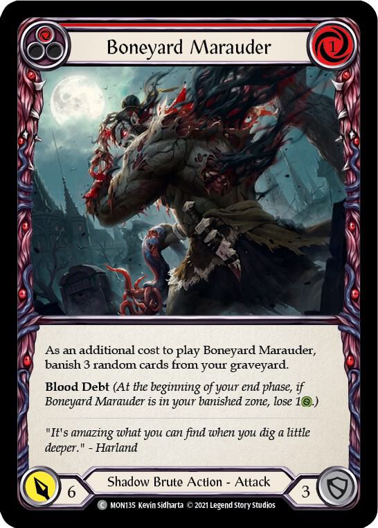 Boneyard Marauder (Red) card image
