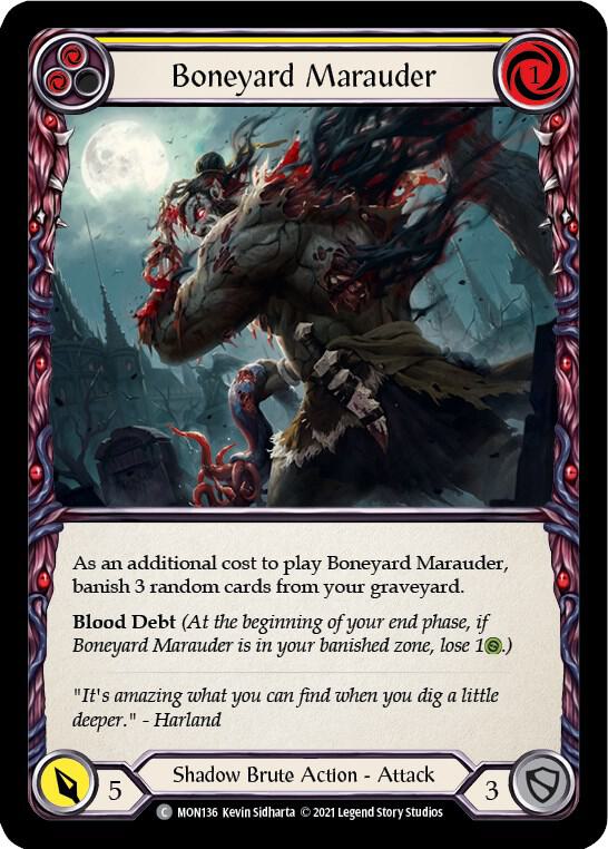 Boneyard Marauder (Yellow) card image