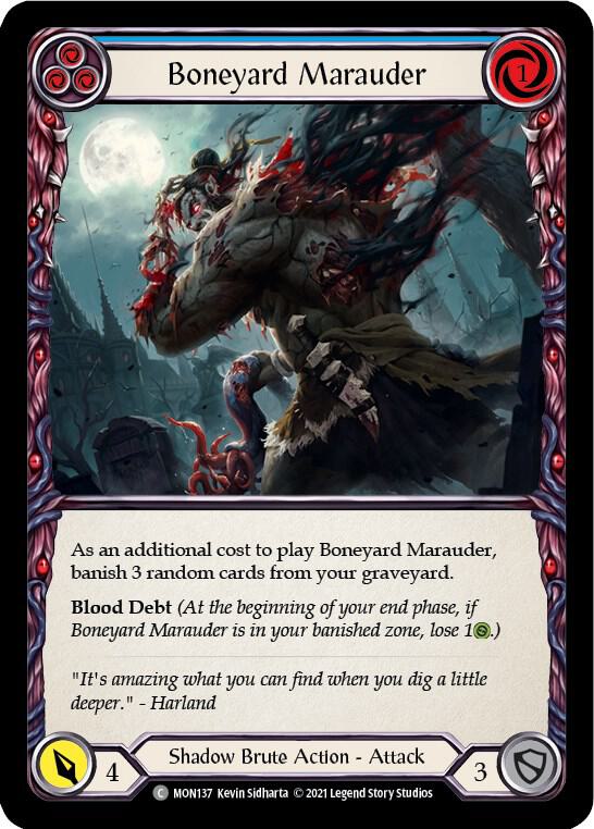 Boneyard Marauder (Blue) card image