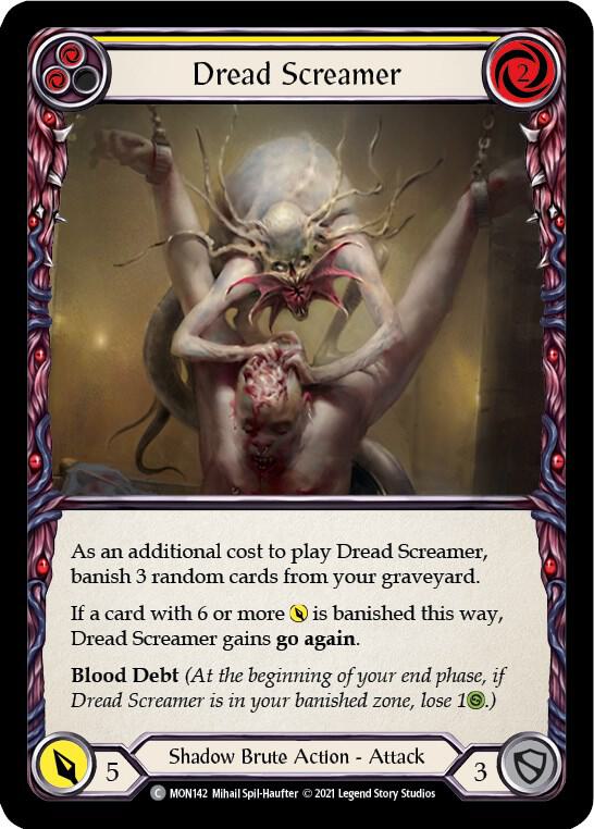 Dread Screamer (Yellow) card image