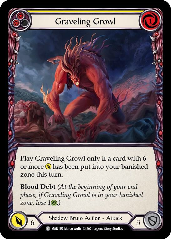 Graveling Growl (Yellow) card image
