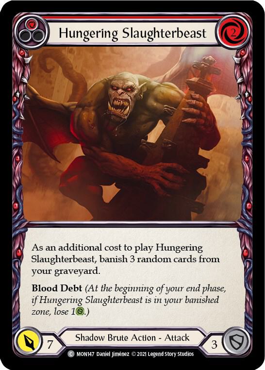 Hungering Slaughterbeast (Red) card image