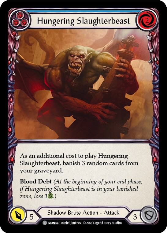 Hungering Slaughterbeast (Blue) card image