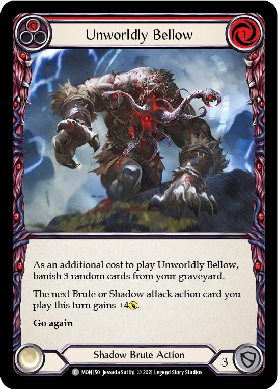 Unworldly Bellow (Red) card image