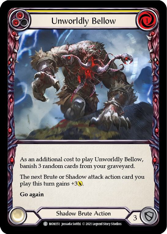 Unworldly Bellow (Yellow) card image