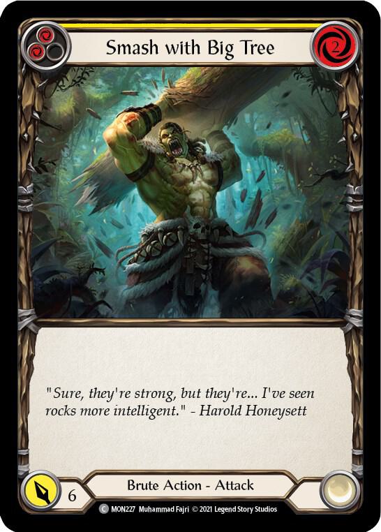 Smash with Big Tree (Yellow) card image