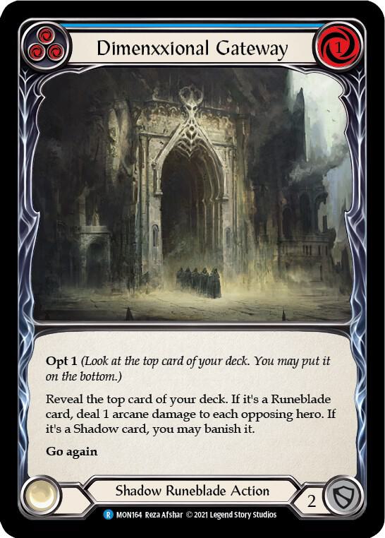 Dimenxxional Gateway (Blue) card image