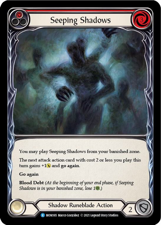 Seeping Shadows (Red) card image