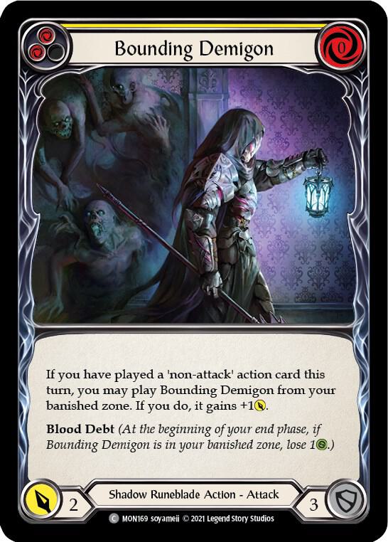Bounding Demigon (Yellow) card image