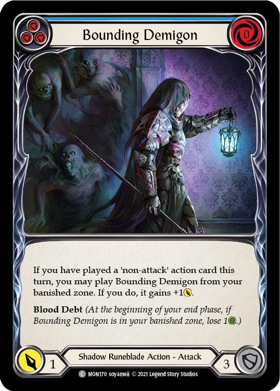 Bounding Demigon (Blue) card image