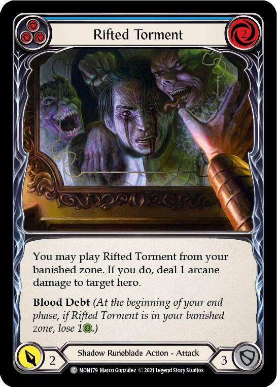 Rifted Torment (Blue) card image
