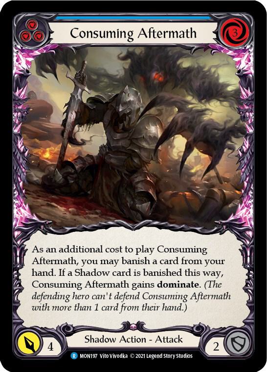 Consuming Aftermath (Blue) card image
