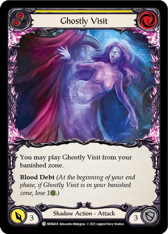 Ghostly Visit (Yellow) card image