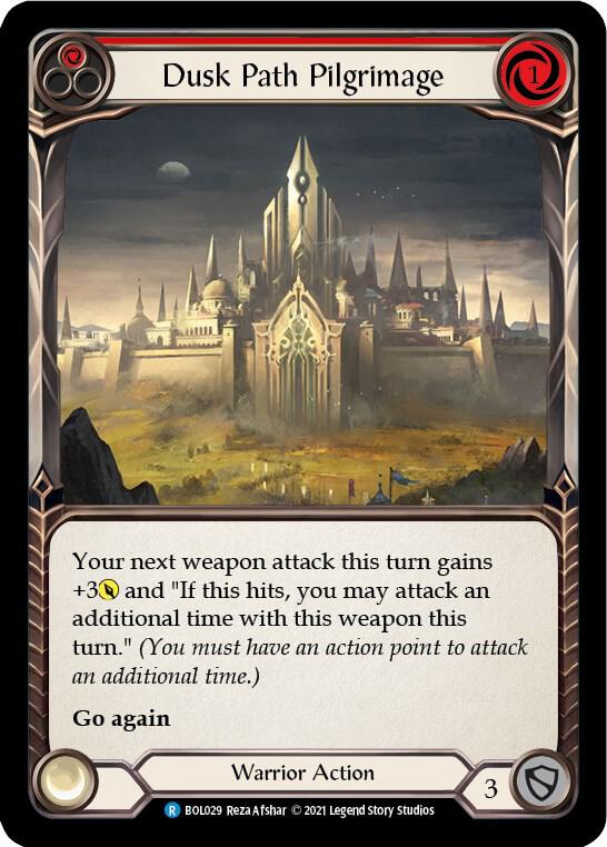 Dusk Path Pilgrimage (Red) card image