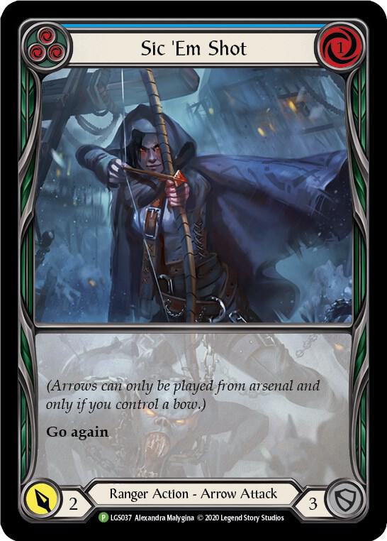 Sic 'Em Shot (Blue) - LGS037 card image