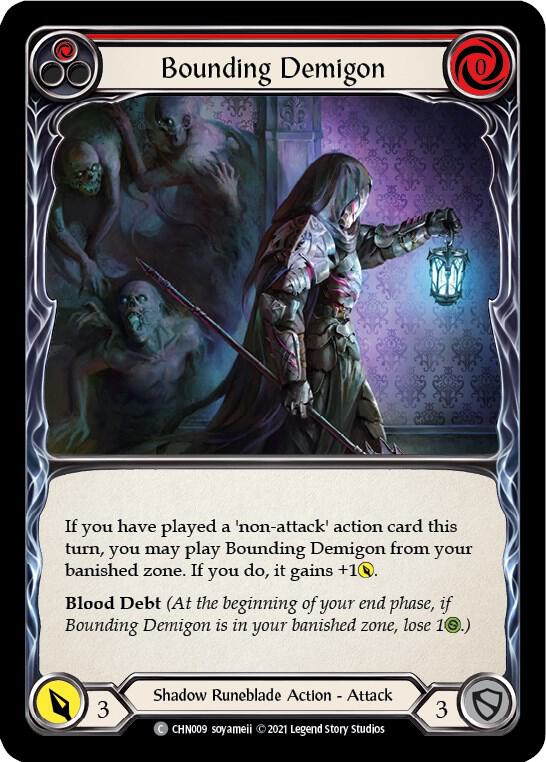 Bounding Demigon (Red) card image
