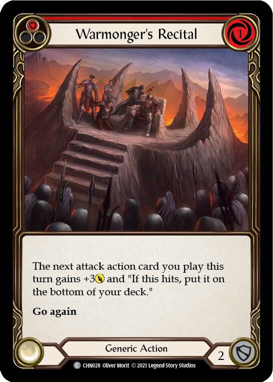 Warmonger's Recital (Red) card image
