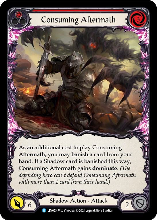 Consuming Aftermath (Red) card image