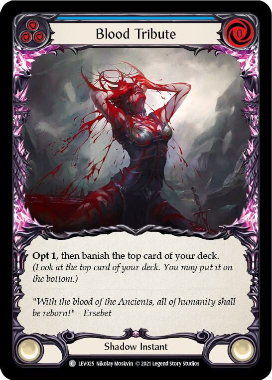 Blood Tribute (Blue) card image