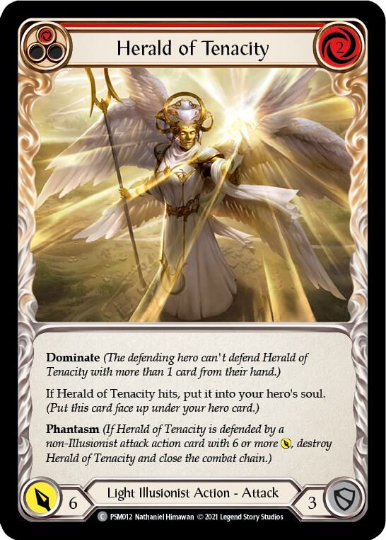 Herald of Tenacity (Red) card image