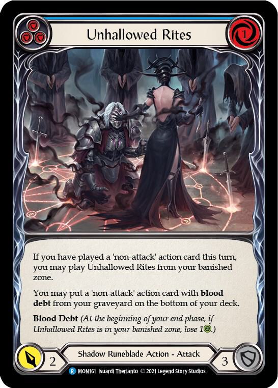 Unhallowed Rites (Blue) card image