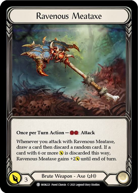 Ravenous Meataxe // Soul Shackle card image