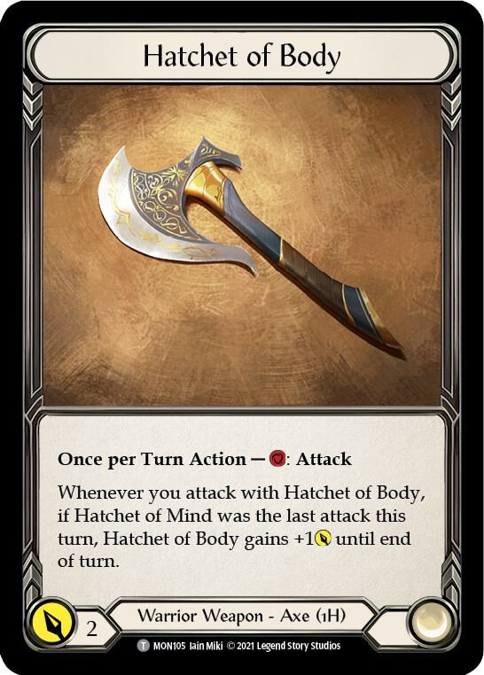 Hatchet of Body // Spectral Shield card image