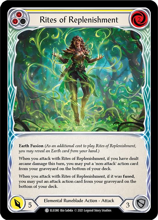 Rites of Replenishment (Yellow) card image