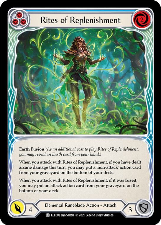 Rites of Replenishment (Blue) card image