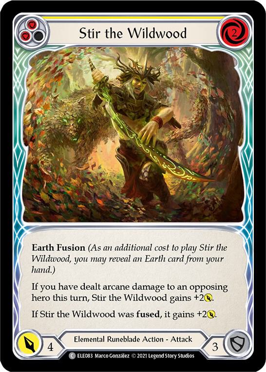 Stir the Wildwood (Yellow) card image