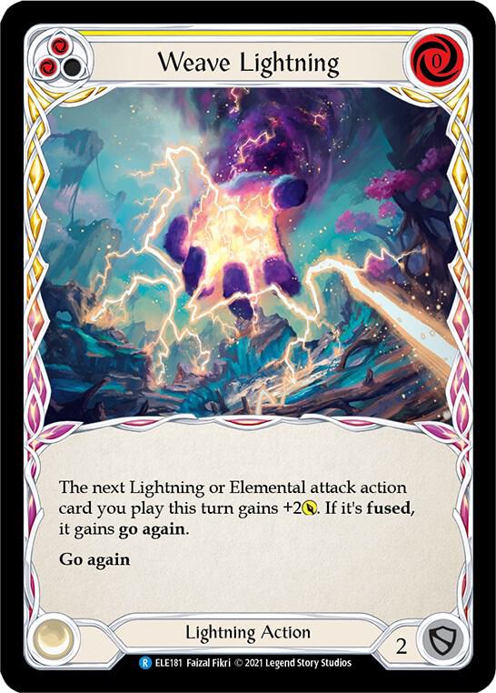 Weave Lightning (Yellow) card image