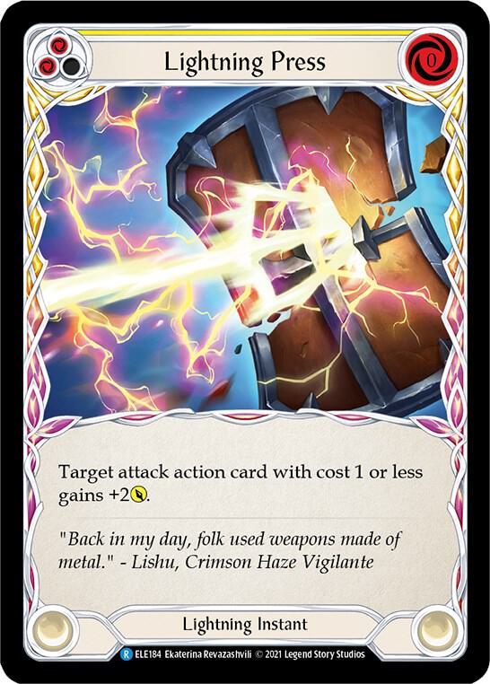 Lightning Press (Yellow) card image