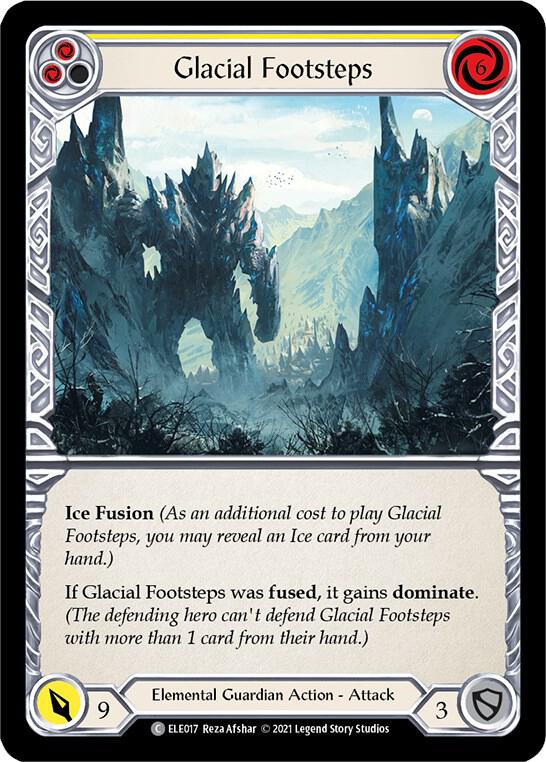 Glacial Footsteps (Yellow) card image