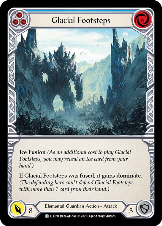 Glacial Footsteps (Blue) card image