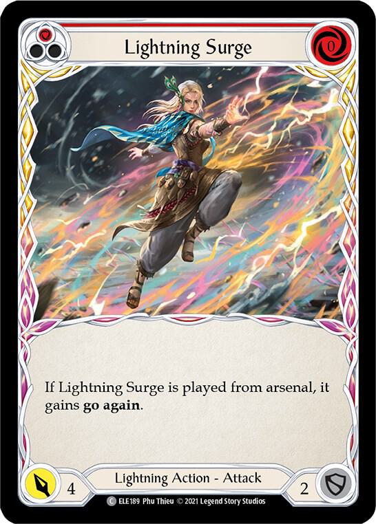 Lightning Surge (Red) card image