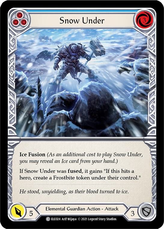 Snow Under (Blue) card image