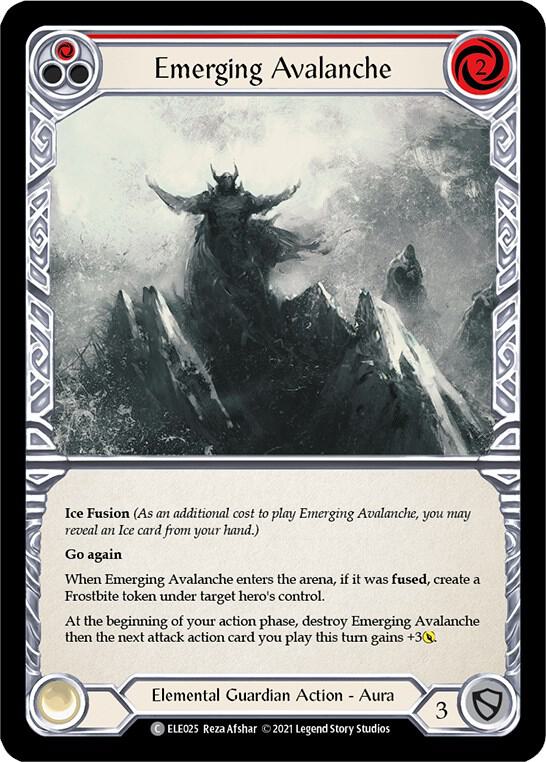 Emerging Avalanche (Red) card image
